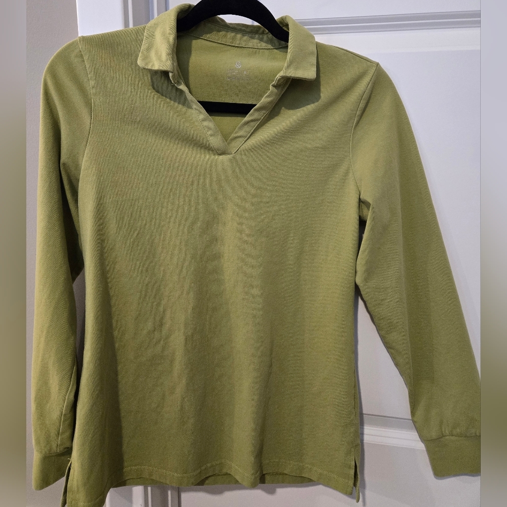 Women's Golf Polo Long Sleeve Fit Breathable Quick-Dry Casual Sports Work